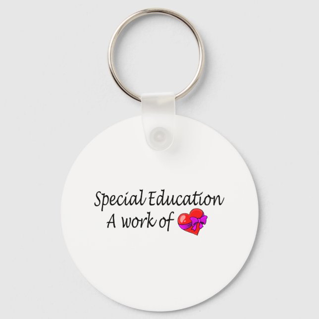 Special Education A Work Of Love Key Ring (Front)