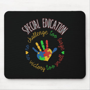 Special Education And Autism Awareness Teacher  Mouse Mat