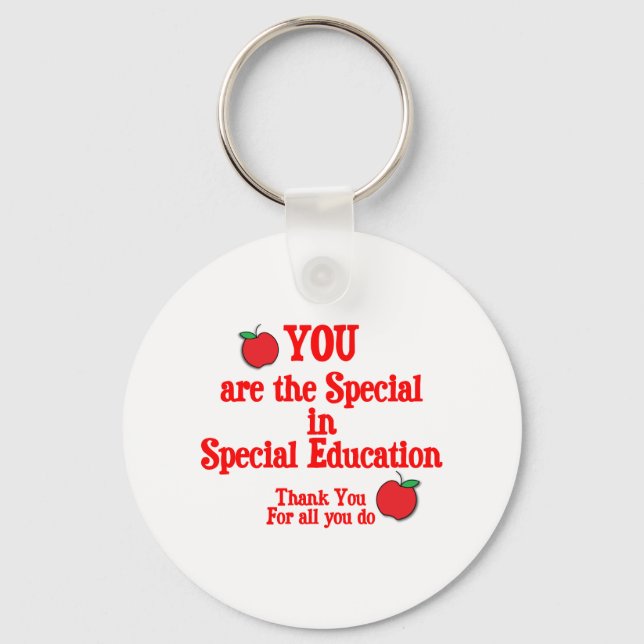 Special Education Appreciation Key Ring (Front)