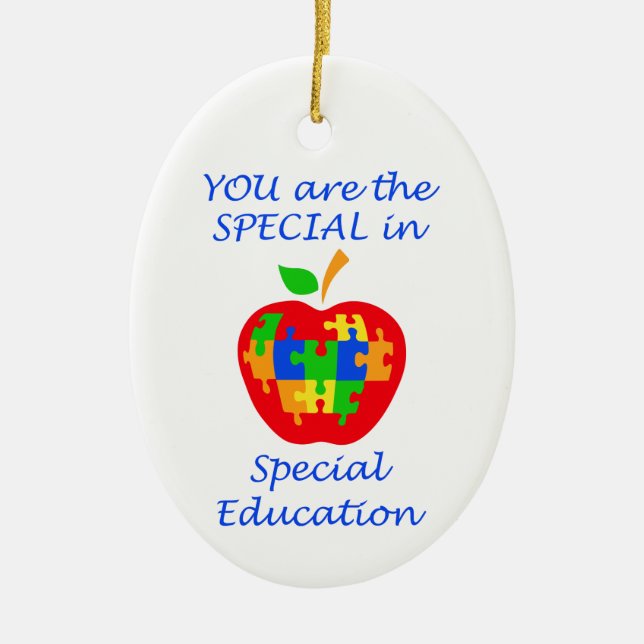 Special Education Ceramic Tree Decoration (Front)