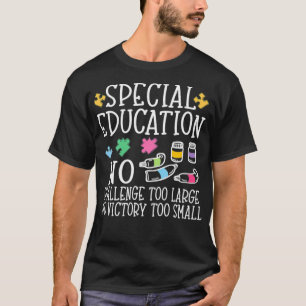 Special Education Gift for SPED Squad Teacher Auti T-Shirt