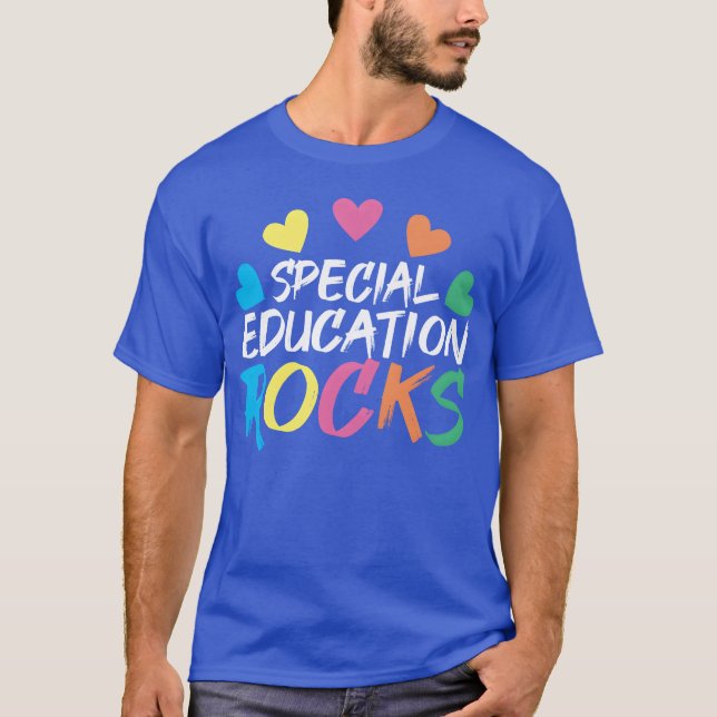 Special Education Rocks funny T-Shirt (Front)
