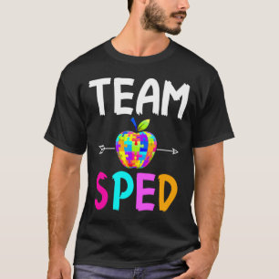 Special Education Sped Team Squad Autism Awareness T-Shirt
