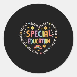 Special Education Squad Dream Team Sped Teacher Ap Classic Round Sticker
