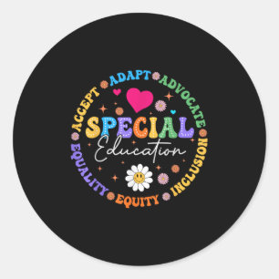 Special Education Squad Dream Team Sped Teacher Ap Classic Round Sticker