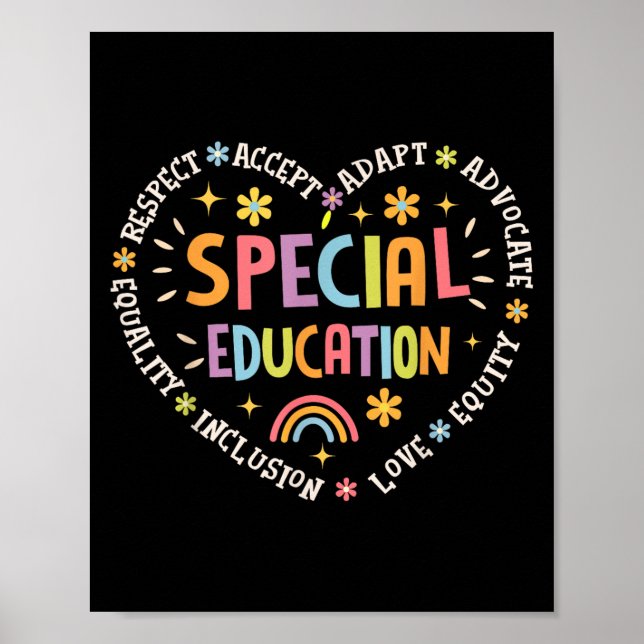 Special Education Squad Dream Team Sped Teacher Ap Poster (Front)