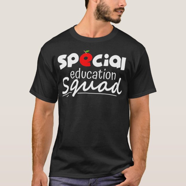 Special Education sSPED Squad SchoolTeacher Speduc T-Shirt (Front)
