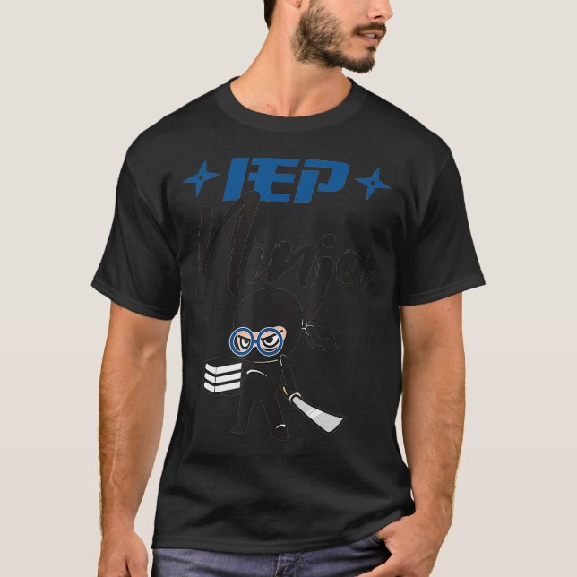 Special Education Teacher Autism IEP Ninja Funny G T-Shirt (Front)