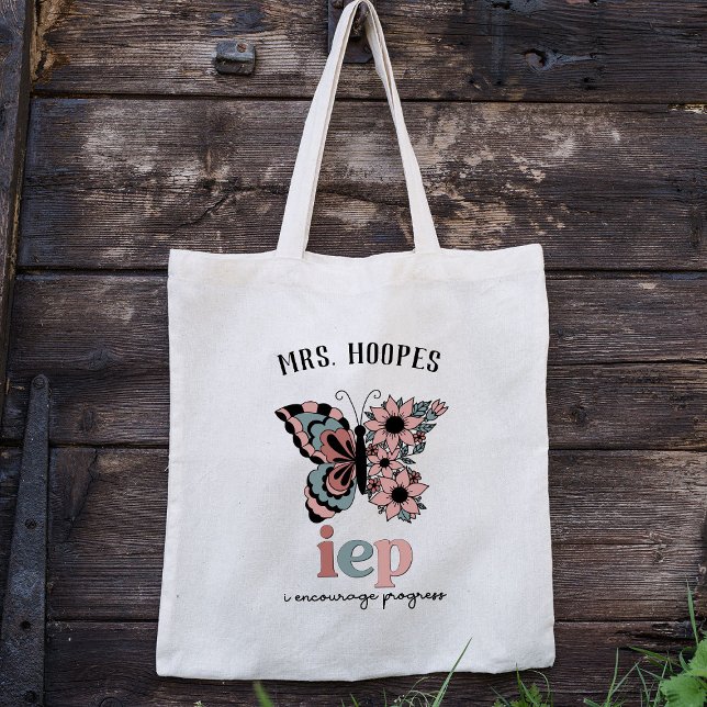 Special Education Teacher Custom Team Gift Boho Tote Bag (Creator Uploaded)