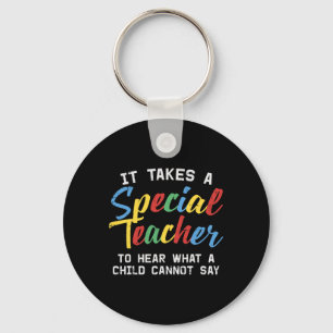 Special Education Teacher Cute Autism Awareness Gi Key Ring