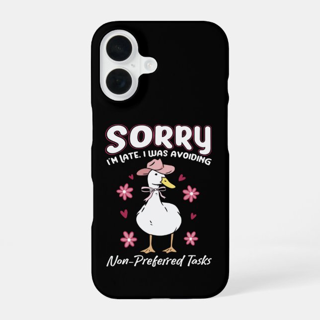 Special Education Teacher - Funny Goose Sayings iPhone 16 Case (Back)