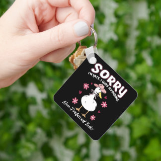 Special Education Teacher - Funny Goose Sayings Key Ring