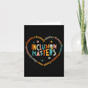 Special Education Teacher Inclusion S Autism Aware Card