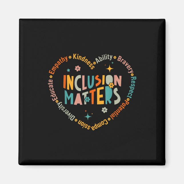 Special Education Teacher Inclusion S Autism Aware Magnet (Front)