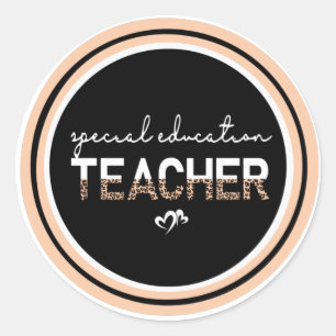 Special Education Teacher SPED Classic Round Sticker