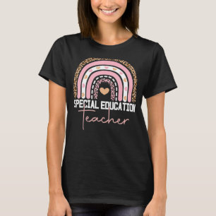 Special Education Teacher Sped Ed Sped Leopard Rai T-Shirt