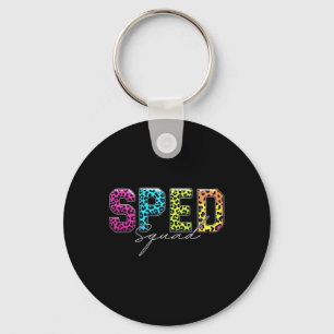 Special Education Teacher Sped Squad School Team L Key Ring