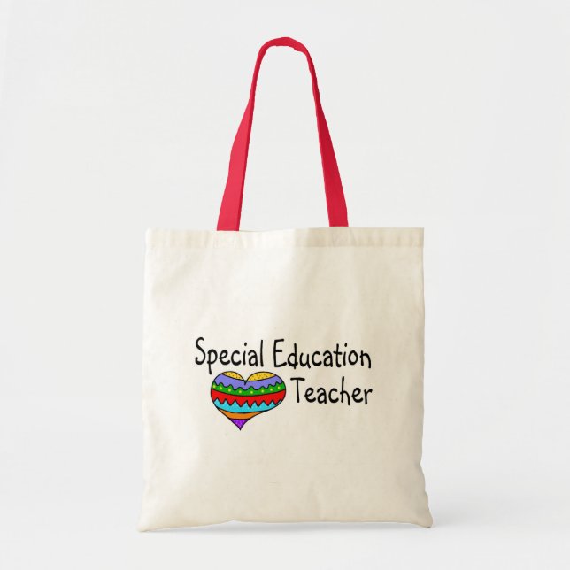 Special Education Teacher Tote Bag (Front)