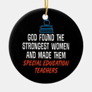 Special Education Teachers Ceramic Tree Decoration