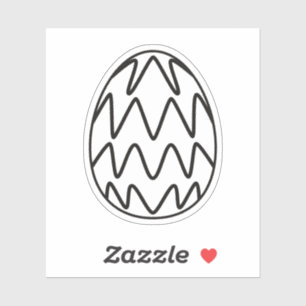 Special Egg Sticker For Easter Day
