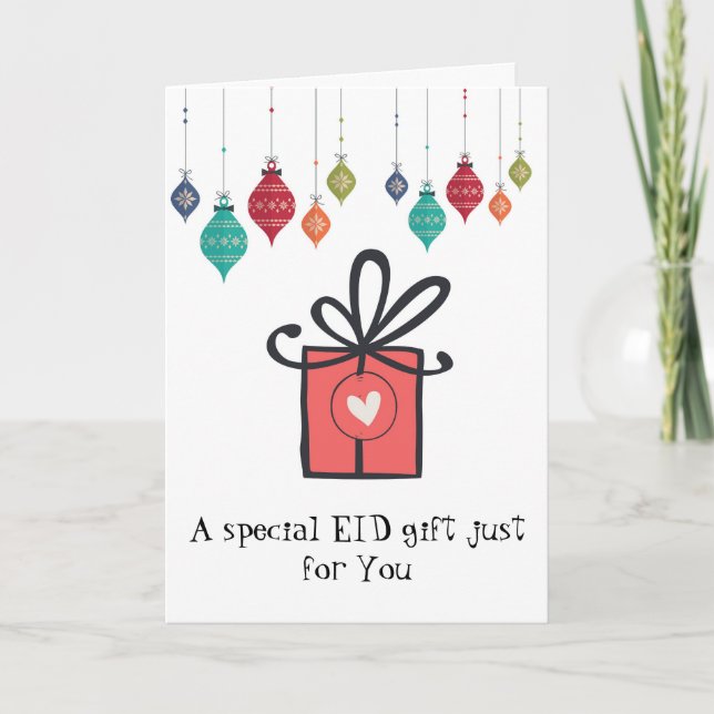 Special Eid gift card (Front)