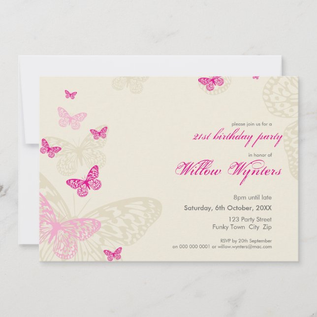 SPECIAL EVENT INVITES :: butterflies 4L (Front)