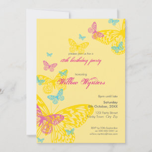 SPECIAL EVENT INVITES :: butterflies 6P