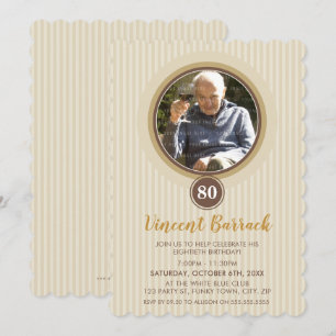 SPECIAL EVENT INVITES lovely photo spot gold