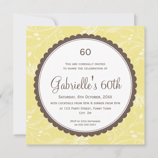 SPECIAL EVENT INVITES :: round scallop 4SQ (Front)