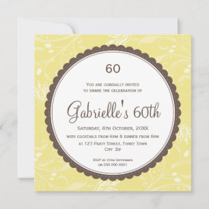 SPECIAL EVENT INVITES :: round scallop 4SQ