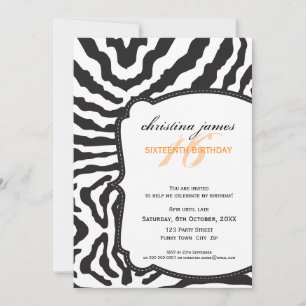 SPECIAL EVENT INVITES :: superb zebra 3P