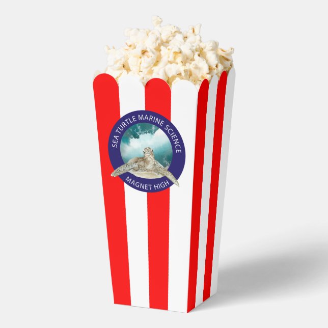 Special Event Movie Night Company Logo Popcorn Favour Box (Popped)