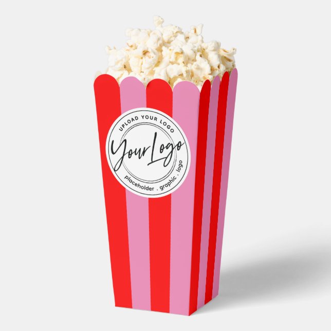 Special Event Movie Night Company Logo Popcorn Favour Box (Popped)