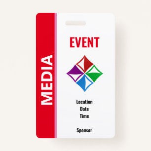 Special Event Security Pass ID Badge