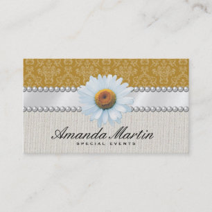 Special Events   Classic Yellow Business Card