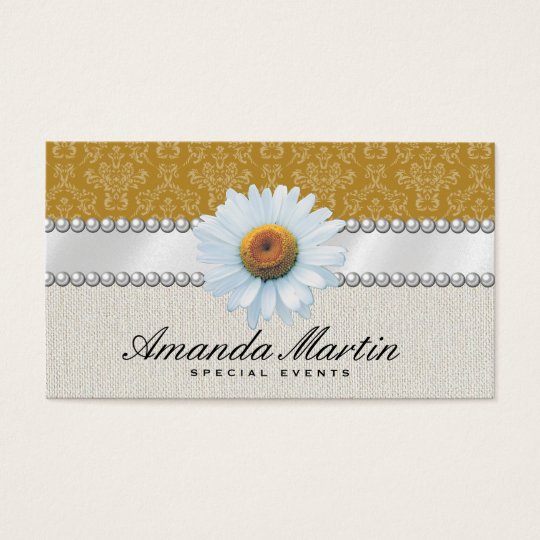Special Events | Classic Yellow Business Card