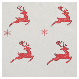 Special FABRICS - Reindeer Design Fabric