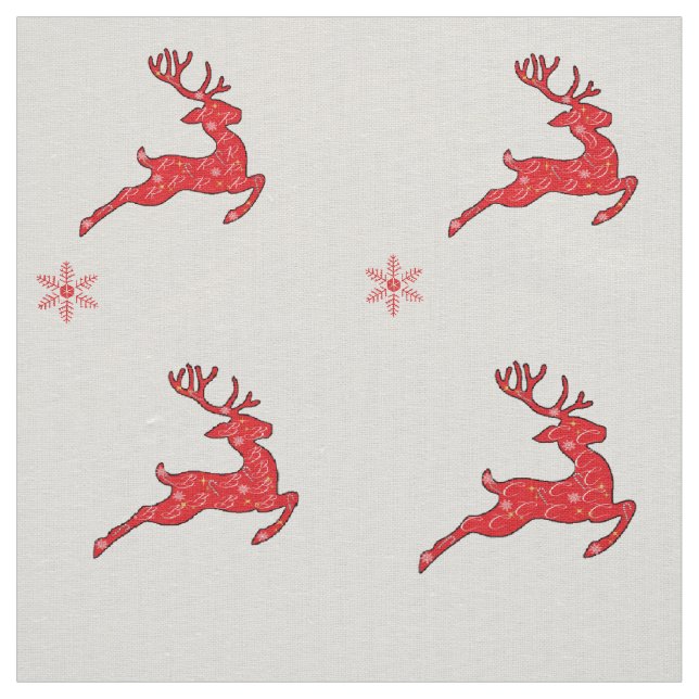 Special FABRICS - Reindeer Design Fabric (Swatch)