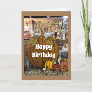 **SPECIAL FALL BIRTHDY WISHES** FOR ANYONE SPECIAL CARD