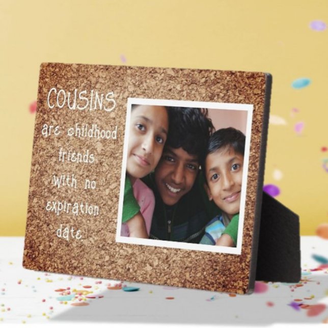 Special Family Gift! Cousins Photo Plaque (Creator Uploaded)