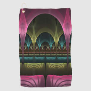 Special Fantasy Pattern Abstract Colourful Fractal Golf Towel