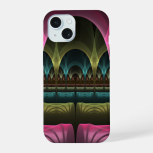 Special Fantasy Pattern Abstract Colourful Fractal iPhone 15 Case