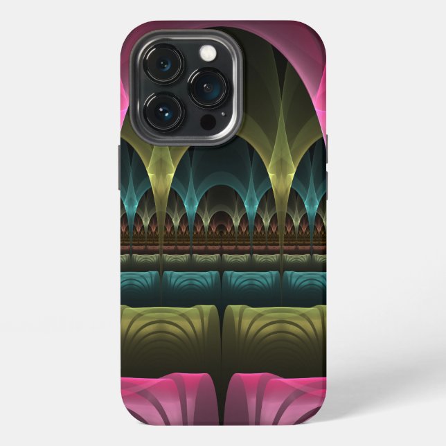 Special Fantasy Pattern Abstract Colourful Fractal iPhone Case (Back)