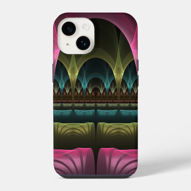 Special Fantasy Pattern Abstract Colourful Fractal iPhone Case (Back)