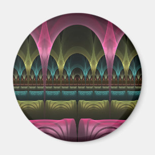 Special Fantasy Pattern Abstract Colourful Fractal Magnet