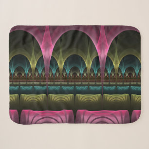 Special Fantasy Pattern Abstract Colourful Fractal Sherpa Blanket