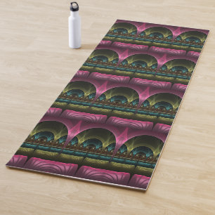 Special Fantasy Pattern Abstract Colourful Fractal Yoga Mat