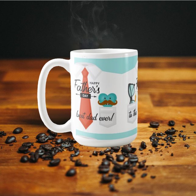 Special Fathers Day Greetings to the Best Dad Ever Coffee Mug (Creator Uploaded)