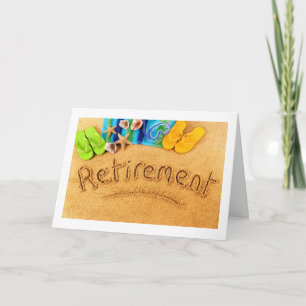 "SPECIAL FEMALE WORKER RETIRES" CARD