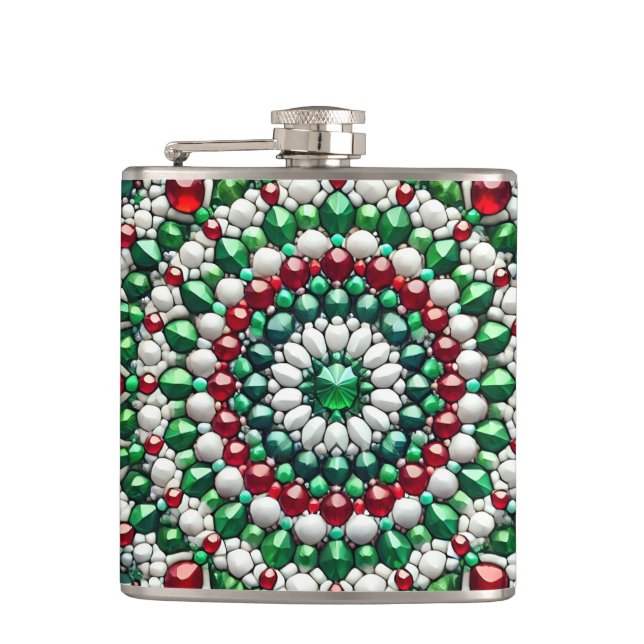 Special flask with Italian Colours Design (Front)